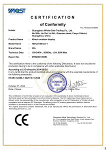 CE-LVD Certification