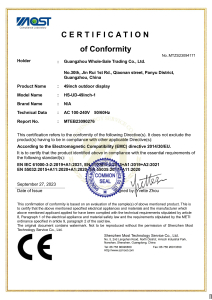 CE-EMC Certification