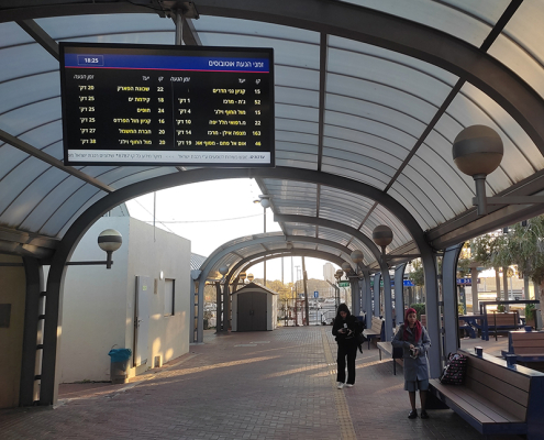 Ceiling Mounted LCD Display